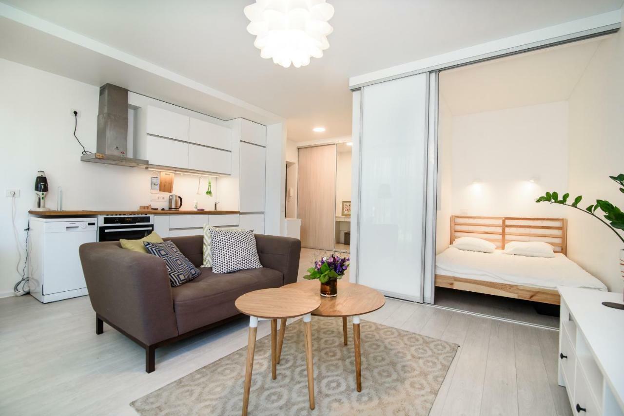 #Stayhere - Comfy & Stylish Studio With Green Patio Close To Old Town Vilnius Luaran gambar