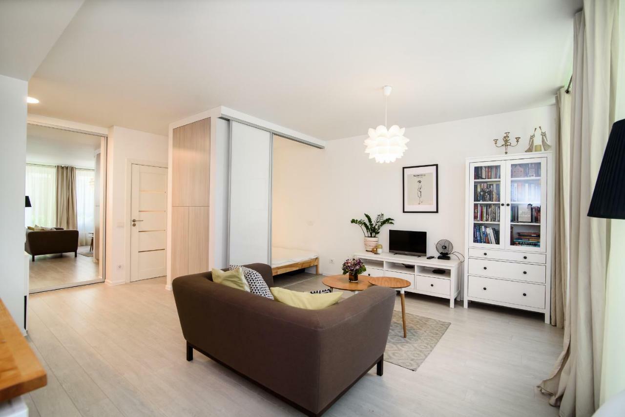 #Stayhere - Comfy & Stylish Studio With Green Patio Close To Old Town Vilnius Luaran gambar
